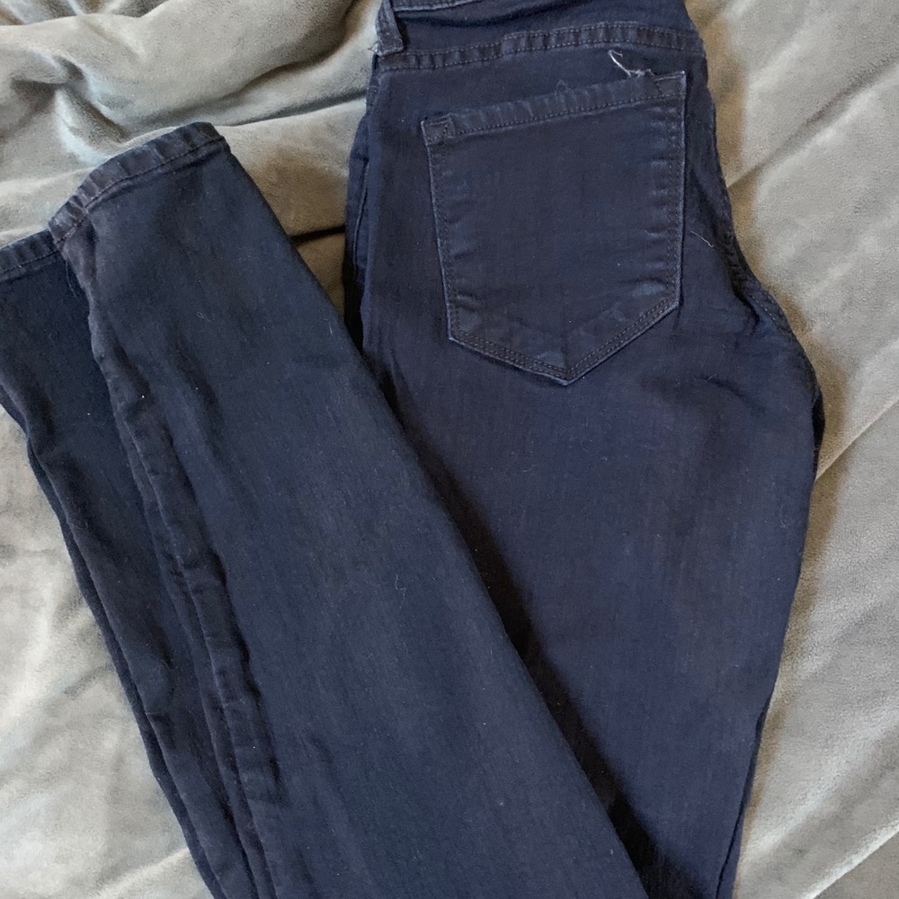 Dark Wash Rockstar Skinny Jeans